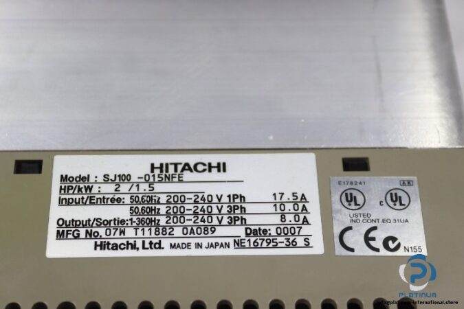 hitachi-SJ100-015NFE-frequency-inverter(new)-2