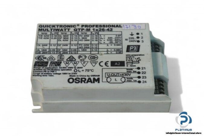 osram-QTP-M-1X26-42-fluorescent-lamp(used)