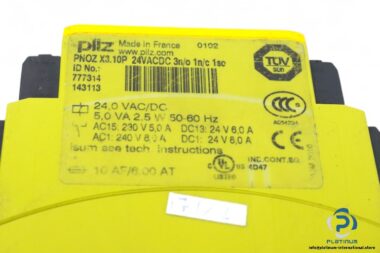 pilz-PNOZ-X3.10P-safety-relay-used-2