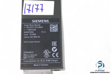 siemens-6SL3120-1TE21-0AA4-single-motor-module-used-1