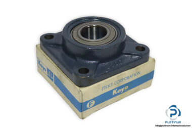 koyo-UKF206-J-square-flange-ball-bearing-unit-new-carton