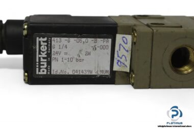 Burkert-413-G-060-B-PA-solenoid-valve(used)-1