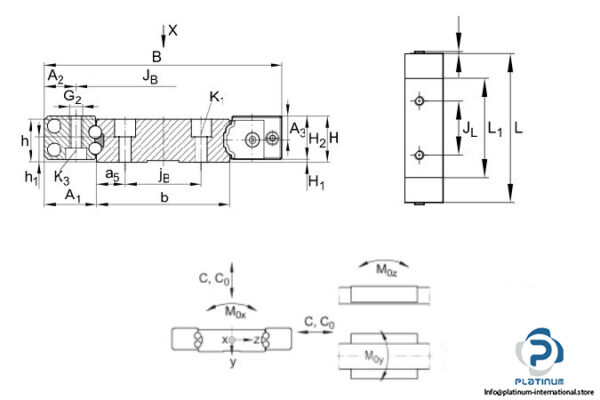ina-kuvs13-b-linear-recirculating-ball-bearing-used-2