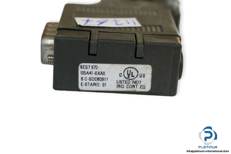 siemens 6es7 972 0ba41 0xa0 connector siemens-6ES7-972-0BA41-0XA0-connector-(Used)-2