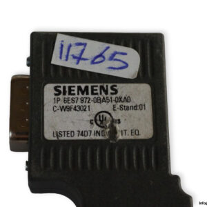 siemens-6ES7-972-0BA51-0XA0-connector-(Used)-2