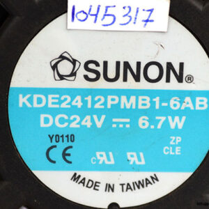 sunon-KDE2412PMB1-6AB-axial-fan-used-1