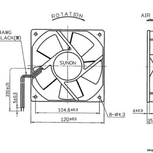 sunon-KD2412PTB1-6A-axial-fan-used-2