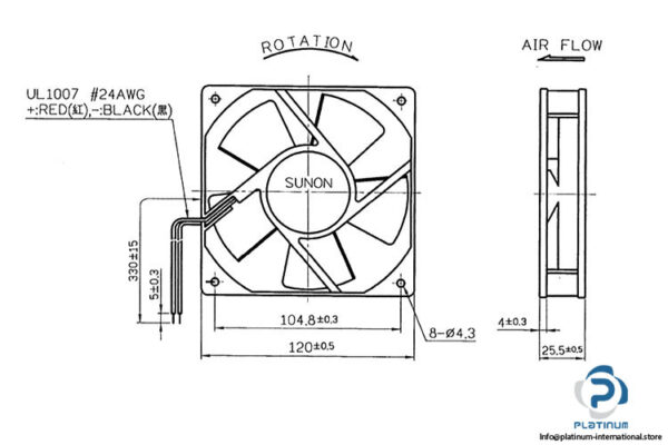 sunon-KD2412PTB1-6A-axial-fan-used-2