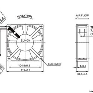 sunon-DP201A-axial-fan-used-2