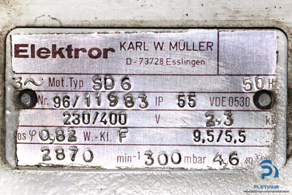 elektror-SD-6-single-side-channel-blower-used-2