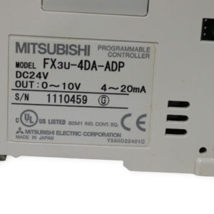 mitsubishi-FX3U-4DA-ADP-analog-output-module-(New)-3