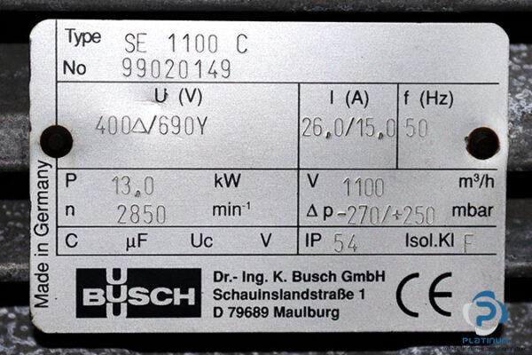 busch-SE-1100-C-single-side-channel-blower-used-4-4