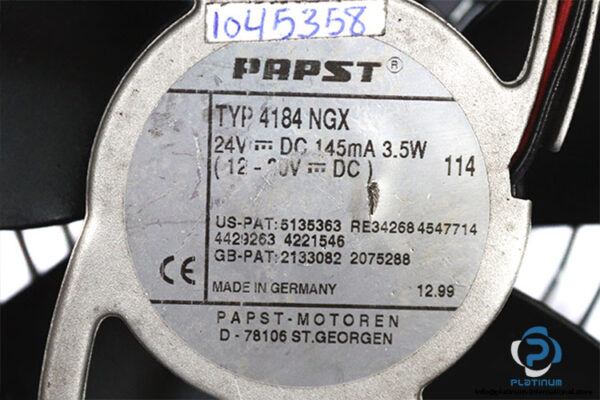 papst-4184-NGX-axial-fan-used-1