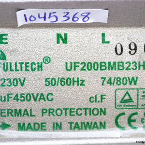 fulltech-elctric-UF200BMB23H1C2A-axial-fan-used-2