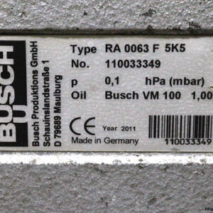 busch-RA-0063-F-5K5-vacuum-pump-used-2