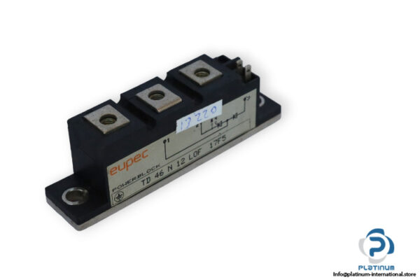 eupec-TD-46-N-12-LOF-17F5-thyristor-module-(Used)