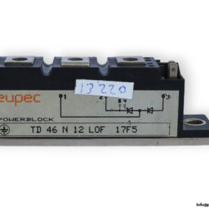 eupec-TD-46-N-12-LOF-17F5-thyristor-module-(Used)-2