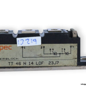 eupec-TT-46-N-LOF-23J7-thyristor-module-(Used)-2