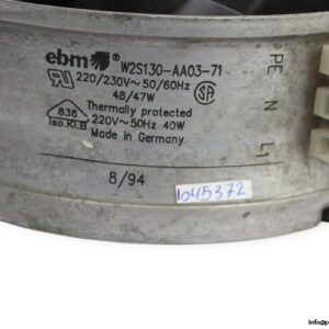 ebmpapst-W2S130-AA03-71-axial-fan-used-1