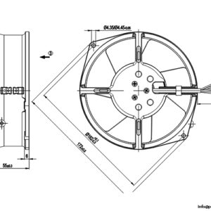ebmpapst-W2S130-AA03-90-axial-fan-used-2