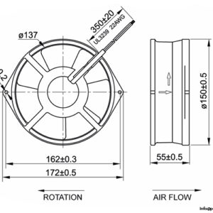 costech-A17M23SWBM00-axial-fan-used-2