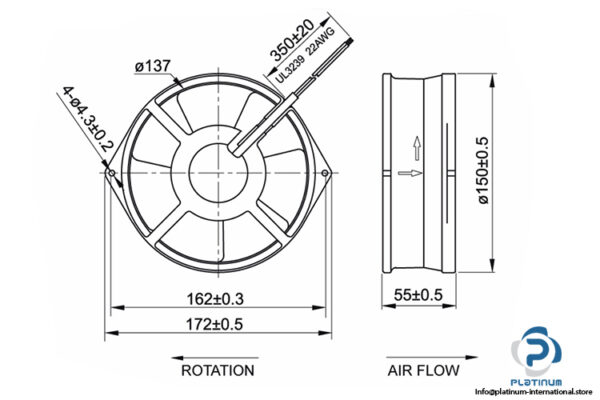 costech-A17M23SWBM00-axial-fan-used-2