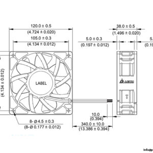 delta-electronics-QFR1212GHE-axial-fan-used-2