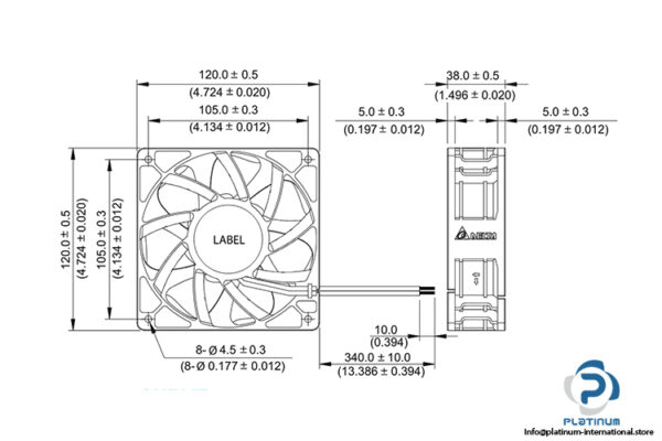 delta-electronics-QFR1212GHE-axial-fan-used-2