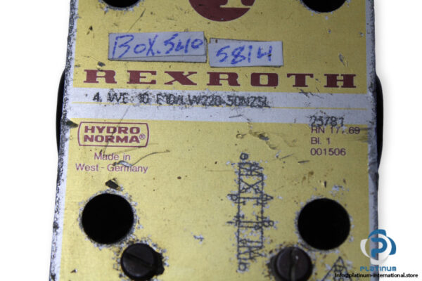 rexroth-4WE-10-E10_L-W220-50NZ5L-directional-control-valve-used-2