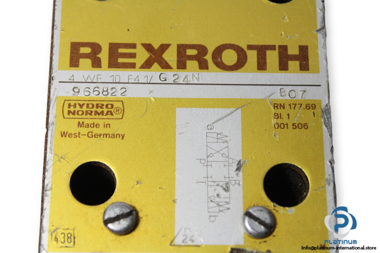 rexroth-4WE-10-E4.1_G24N-olenoid-operated-directional-valve-used-1