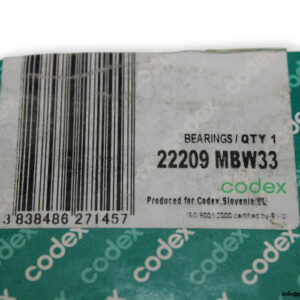 codex-22209-MBW33-Spherical-Roller-Bearing-(new)-(carton)-1