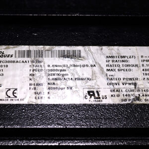 control-techniques-115U2C300BACAA115190-ac-servo-motor-used-2