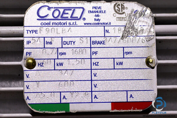 coel-F90LB4-brake-motor-used-2