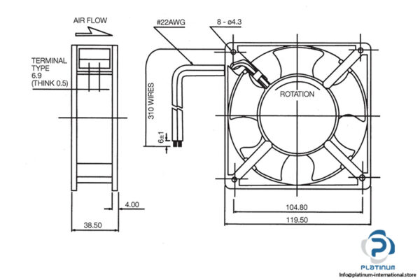 suntronix-SJ1238HA2-axial-fan-used-2