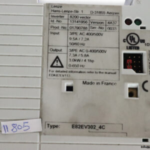 lenze-E82EV302_4C-inverter-drive-(Used)-2