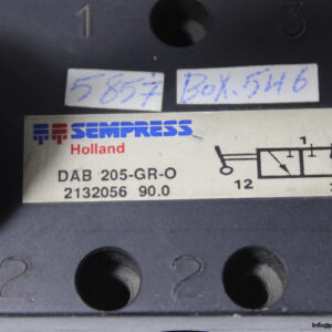 sempress-DAB-205-GR-O-Manual-operated-valve-used-2
