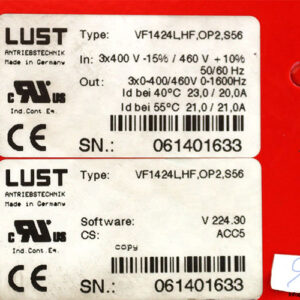 lust-VF1424L.HF.OP2.S56-inverter-drive-(used)-2
