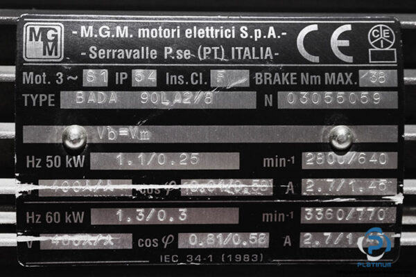 mgm-BADA-90LA2_8-brake-motor-used-2