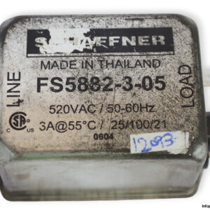schaffner-FS5882-3-05-power-line-filter-(used)-1