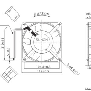 sunon-SP100A-axial-fan-used-2