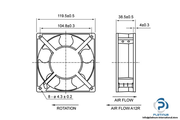 costech-A12B23HTS-axial-fan-used-2
