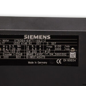 siemens-1FT6064-6AF71-4AL2-Z-ac-servomotor-used-3-3