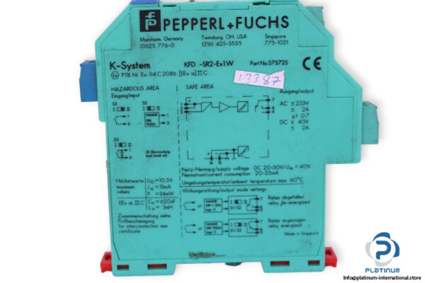 pepperl-fuchs-KFD2-SR2-EX1.W-switch-amplifier-(Used)-2