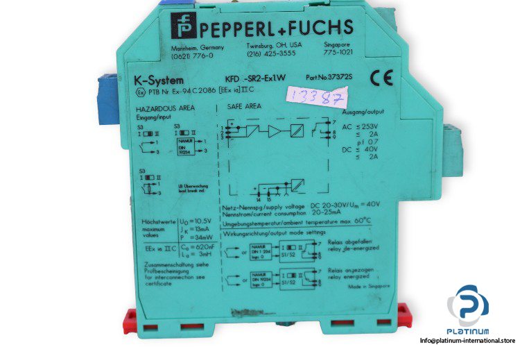 pepperl-fuchs-KFD2-SR2-EX1.W-switch-amplifier-(Used)-2