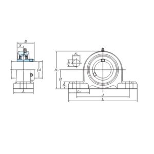 koyo-UCP208-J-pillow-block-ball-bearing-unit-(new)-(carton)-4