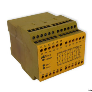 pilz-PZE-9-24VDC-8N_O-1N_C-contact-expansion-module-(used)