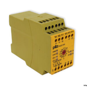 pilz-PNOZ-XV2-3_24VDC-2N_O-2N_O-T-safety-relay-(used)