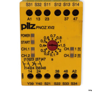 pilz-PNOZ-XV2-3_24VDC-2N_O-2N_O-T-safety-relay-(used)-1