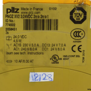 pilz-PNOZ-XV2-3_24VDC-2N_O-2N_O-T-safety-relay-(used)-2
