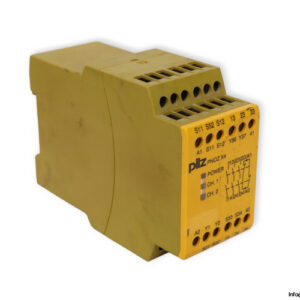 pilz-PNOZ-X4-24VDC-3N_O-1N_C-safety-relay-(used)